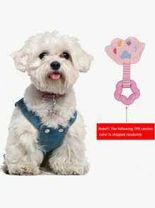 1pc Tpr Pet Toy For Chewing, Teeth Cleaning And Playing, Only For Pet Use - Brown - View 5