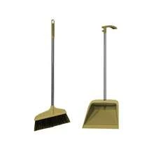 可摺疊居家清掃掃帚2入組 - 黃色 - 查看 1