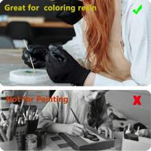 金屬酒精墨水套裝 - 包含12支金屬色酒精墨水,適用於環氧樹脂藝術、繪畫 - 高濃縮閃爍酒精顏料染料,適用於樹脂培養皿製作、 Yupo、碗杯製作 - 每支10毫升 - 10ml/ color - 查看 6