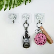 5pcs White Cracked Flowers - White - View 5