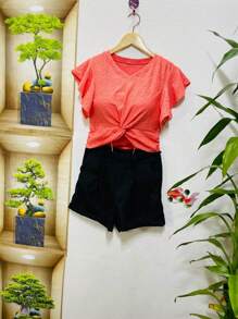 Women Two-Piece Outfits - 黑色 - 查看 3