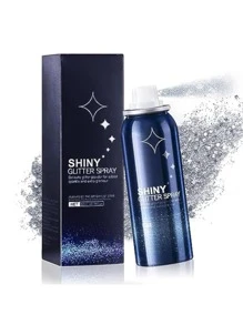 Glitter Spray For Body, Glitter Spray For Hair And Body, Glitter Spray For Clothes, Long Lasting Body Glitter Spray For Stage, Parties And Masquerades 2.11 Fl Oz Spray Silver Glitter Hair Spray For Women , Long Lasting Waterproof Glitter Hair And Body Spray, Perfect Body Glitter Spray For Music Festival Stage Makeup And Festival Carnival Highlight Makeup. 60ml - Blue - View 9