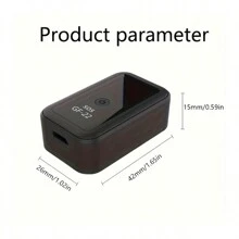 1入gf22汽車gps追蹤器定位器,強磁吸迷你定位追蹤設備,可用於車輛、汽車、摩托車、卡車記錄追蹤 - 黑色 - 查看 2