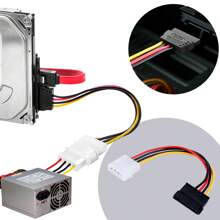 Cable Adaptador IDE Molex A Disco Duro Sata Fuente de Poder - Multicolor - Ver 1