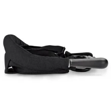 便携式婴儿高脚椅、儿童高脚椅、桌边餐椅、方便携带婴儿喂食椅，适合户外/旅行 - 黑色 - 查看 6