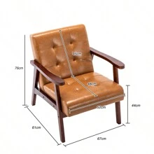 Matomn Living Room Chairs - Brown - View 6
