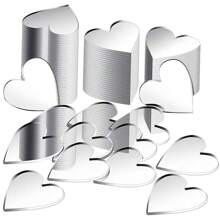 100pcs Heart Mirror Stickers, 2cm Small Heart Stickers, For Diy Home Living Room Bedroom Decoration, Self-Adhesive Acrylic Wall Stickers,Stickers,Wall Decal, Vinyl Decal For Home Decorations,Spring Decoration Items Refresh Your Home,Rama Decoration Stickers Gifts Birthday Graduation Mirror Wall Wall Decor Wall Mirror Mirror For Room Bathroom Decor Living Room Decor