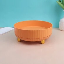 360 度旋轉廚房調味架收納盒醬醋香料收納盒,1 件 - 橘色 - 查看 7