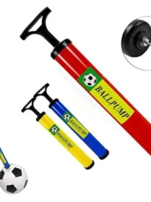 Bomba De Ar Manual Para Encher Pneu de Bicicleta Encher Bolas Futebol Futsal Futevôlei Basquete Com Bico - Multicolorido - Visão 6