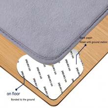 4入組心形可洗滌防滑地毯固定器,可用於多種用途,保持地毯位置穩定平貼