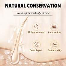 60ml水解蛋白滋養髮膜,沙龍等級的髮護面膜,為美麗的頭髮增添水分和柔軟度 - 棕色 - 查看 8