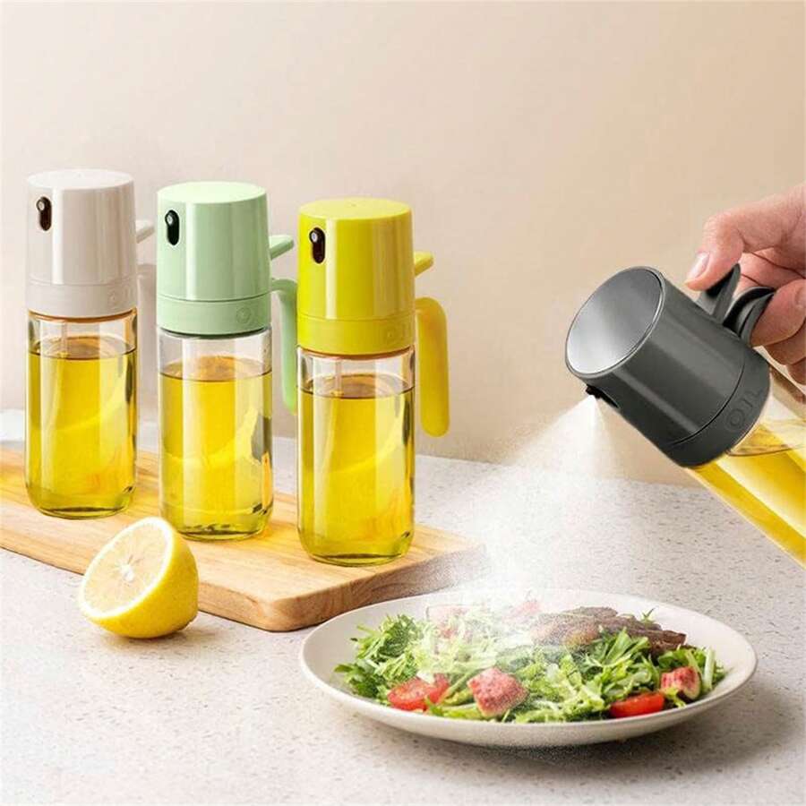 廚房自設計玻璃油漆噴霧瓶,不漏油空氣炸鍋油盒 - 250mL - 查看 1