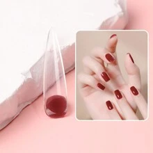 15ml指甲延伸用polygel,紅色uv/led Polygel建造者凝膠,適用於指甲模具,固體且快速乾燥的水晶凝膠 - 紅色 - 查看 8