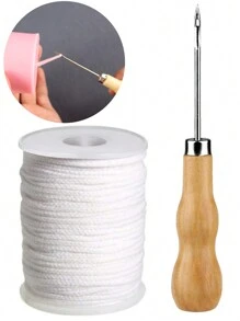 2pcs 61m Candle Wicks Candle Mold Piercer For DIY Candle Silicone Mould Making Tools