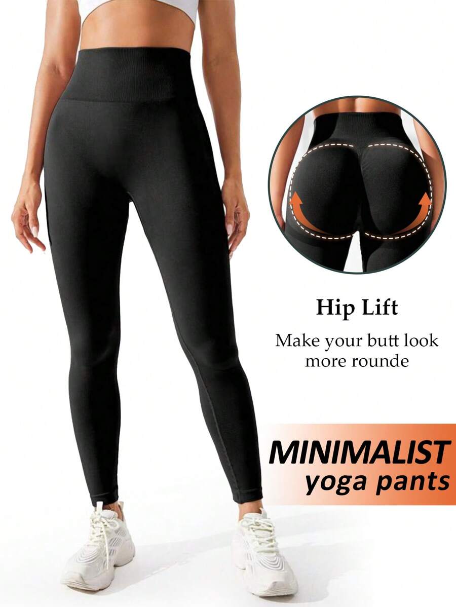 Yefecy Hình dạng Của bạn Cơ thể Với Cao eo Yoga Quần Xà cạp thể thao : Thon gọn & Co giãn Xe đạp Quần Đối với Của phụ nữ Trang phục thể thao - màu đen - Xem 1