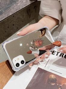 1pc Heart Daisy Pattern Shockproof Soft Phone Case Compatible With IPhone 16 Pro Max/16/16 Pro/16 Plus/15/15 Pro Max/15 Pro/11/12/13/14 Pro Max/11 Pro/11 Pro Max/12 Pro/12 Pro Max/13 Pro/13 Pro Max/14 Pro/14 Pro Max - Multicolor - View 4