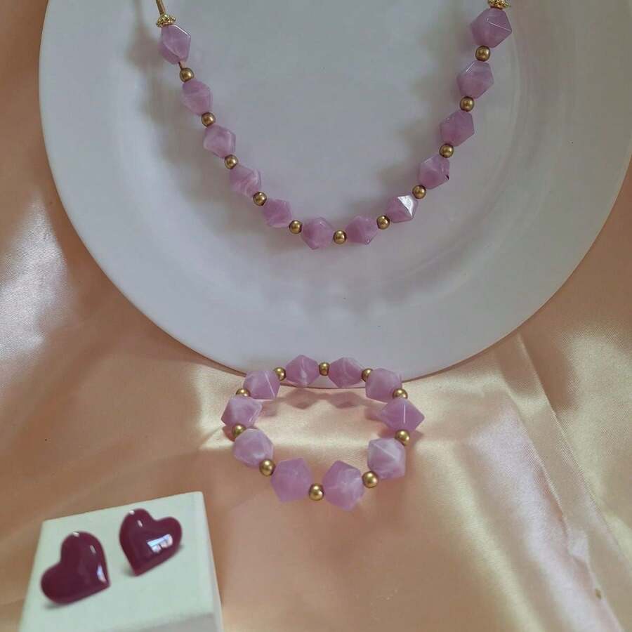 Women'S Jewelry Sets - Màu Hồng baby - Xem 1