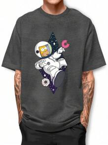 Men T-Shirts - Màu xám đen - Xem 1