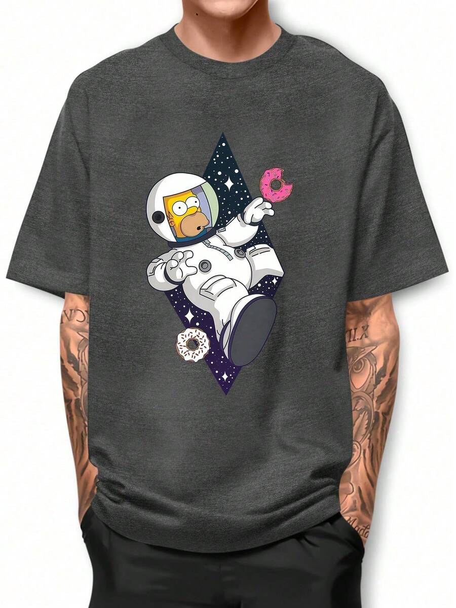 Men T-Shirts - Màu xám đen - Xem 1