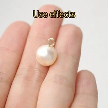 50入組/套14k金色羊眼頭針和跳環,用於diy珠寶製作 - 14K金色 - 查看 3