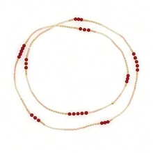 1 Miếng 4MM Người châu Phi Hột Kết cườm String Chuỗi dài Làm thủ công Kết cườm Vòng tay Đối với phụ nữ 2024 Mới - Nhiều màu - Xem 8