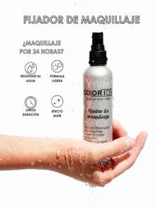 Fijador de maquillaje colorton Resistente al agua efecto mate Spray fijador - Plateado - Ver 9