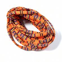 5m/Pack Colored Core Wrapped Rope 5mm Flat Cord For Bracelet, Mobile Phone Chain Diy Jewelry Making Material - Cotton Core Rope - View 9