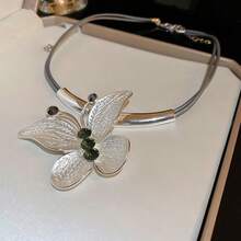 吊墜項鍊 - 灰色 - 查看 6