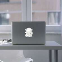 10入組貓咪貼紙,貓媽媽貼紙,筆記型電腦貼紙,水瓶貼紙,有趣的貓咪,防水乙烯基材質,車貼,貓貼紙,筆記型電腦貼紙 - 黑與白 - 查看 6