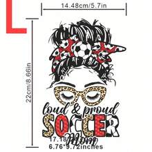 1個時尚系列熱轉印貼紙,適用於diy T恤牛仔帽子包裝裝飾 - 多色 - 查看 3