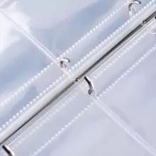 10pcs A5 Transparent Pp Refill Inner Page 3/5/7-Inch 6-Holes Album Insert Sticker Collector With Insert Pages Back To School - Clear - View 7