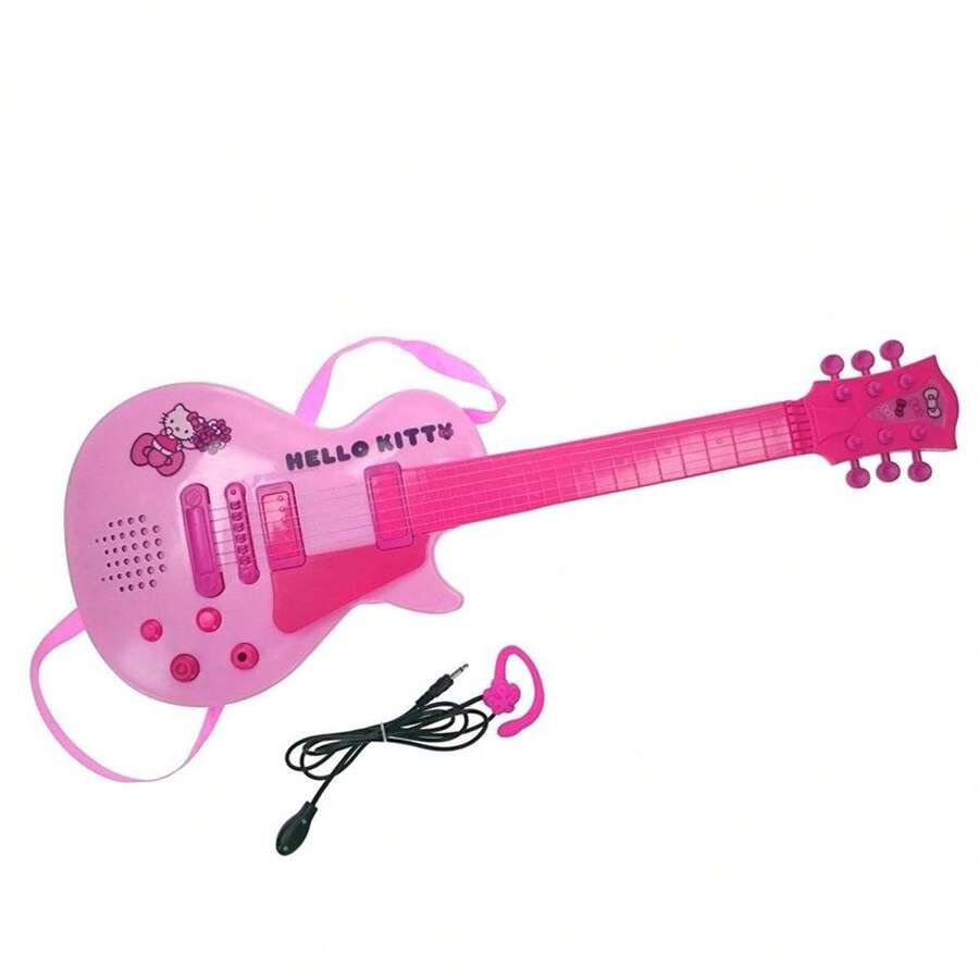 Guitarra Electrónica Hello Kitty Con Micrófono ✅ Entrega 24/48h a España (península) - Juguetes Musicales - Reig - Ref. 1505