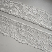5.5cm Wide White Hollow Out Soft Lace Trim Decoration For Diy Clothes, Dress, Lingerie, Curtain - White - View 1