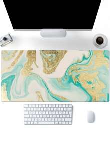 1塊帶有條紋和彩色圖案的防滑遊戲滑鼠墊,有4種尺寸可選 - 紫色 - 查看 1