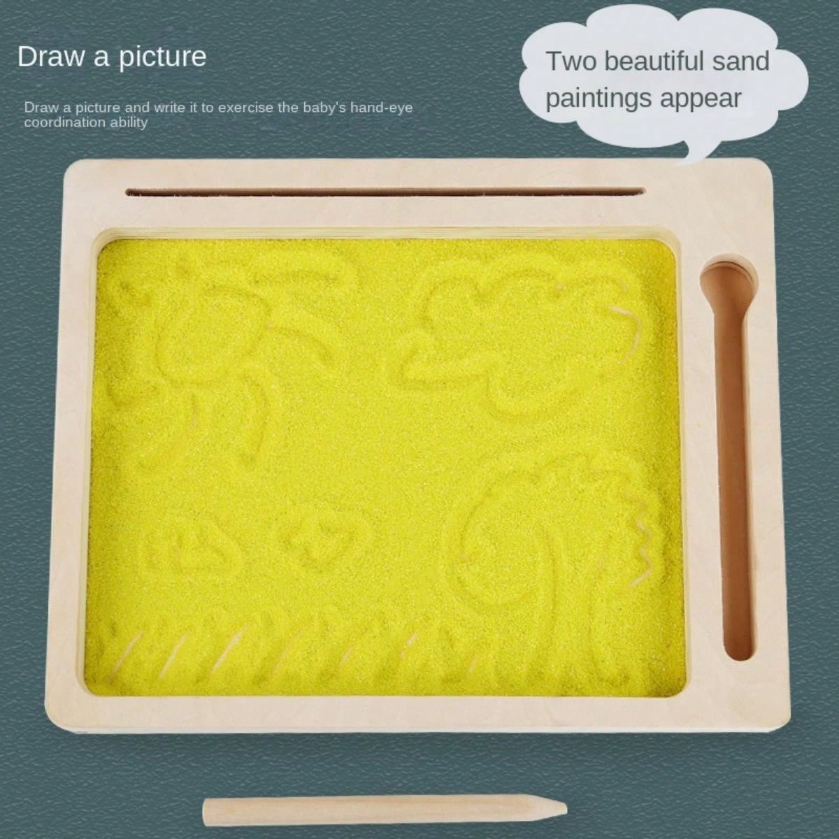 Fun Sand Art & Chinese Character Drawing For Kids, Early Education ...