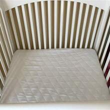 1pc Baby White Polyester Fitted Crib Sheet Love Valentine