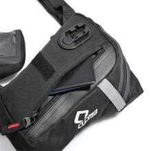 Piernera Muslera Para Motociclista Pantalla Táctil - Negro - Ver 5