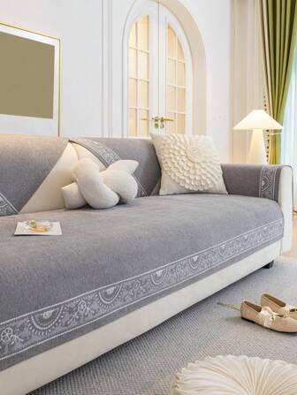 1入新款美式沙發坐墊,防滑、輕奢氣息、高端衣套適用於四季