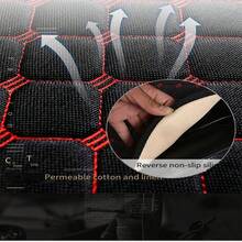 1set/3pcs Car Seat Cushion With No Backrest, Simple Embroidered Linen Full Car Five-Seater Car Seat Cushion - Black - View 3