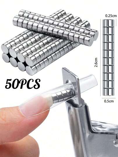 50pcs Nail Art Equipment Multi-Functional Cat Eye Magnet For Magnet Nail Polish, 3d Effect Magnet Stick,Nail Supplies,Nail Tools,Nail Art Tools,Back To School,Nails,Nail Tools For Press On Nails