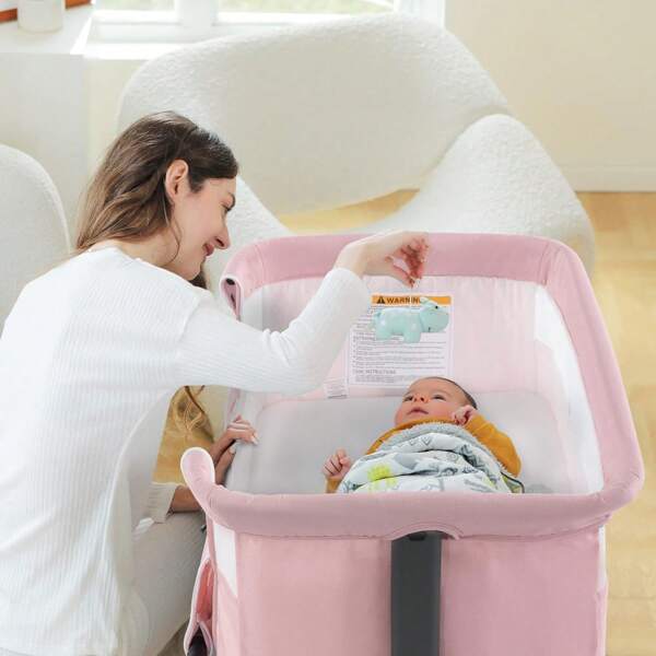 3 In 1 Convertible Design, Lnfant Bed & Bed Side Sleeper & Cradle