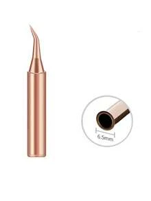 5pcs Pure Copper 936 Soldering Iron Tips, 936 Constant Temperature Electric Soldering Iron Tips, Universal Welding Mouth Soldering Tips - Bronze - View 6