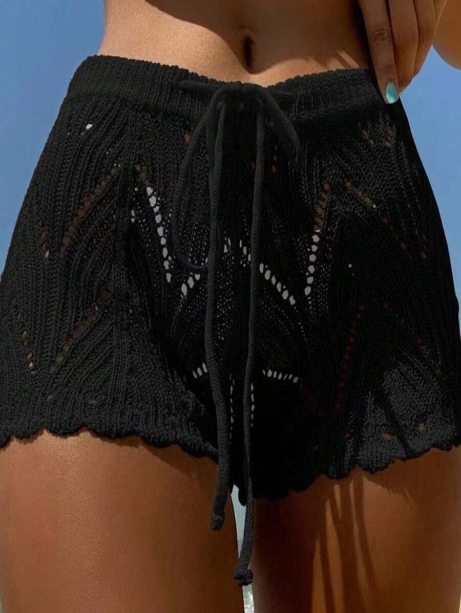 Women Shorts - Black - View 1