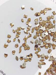 1 túi 180 chiếc Champagne Mini Đáy phẳng Hình Kim Cương Champagne Móng tay nghệ thuật Trang trí Kim cương giả Phong cách Năm mới Kết hợp ngẫu nhiên DIY Nail Charms Nail Gems Đồ dùng làm móng - Rượu sâm banh - Xem 4