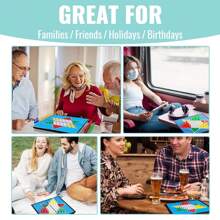 Magnetic Chess Set Foldable Portable Storage Travel Games Family Friends Gathering 2-3 Persons Adult - Checkers - Big (2406) - View 3