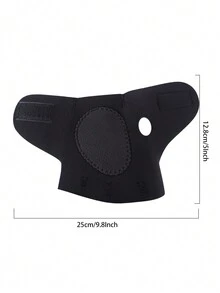 1對男女健身運動手套半指騎行防護手掌手套,透氣,防滑,適用於運動、攀岩、騎車、瑜伽 - 黑色 - 查看 2