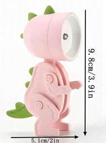 1pc/6pcs Creative LED Dinosaur Night Light, Desk Lamp, Eye Protection Cute Bedside Decorative Light, Adjustable Portable Night Light, Suitable For Bedroom, Room, Office, Game Room, Student Dormitory And Other Desktop/Reading Decorative Light - Multicolor - View 9