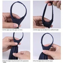 1條8cm/3.15in男士易拉拉商務領帶,男士條紋多色領帶適用於商務,時尚且適合婚禮、面試、工作等場合 - 紅色斜紋 - 查看 4