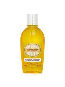L'Occitane Almond Cleansing & Soothing Shower Oil 250ml/8.4oz - White - View 1