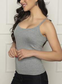 Women Tank Tops & Camis - Gris - Ver 3